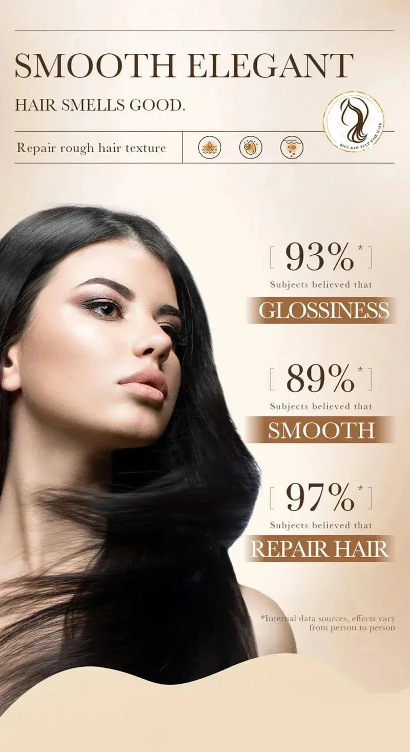 5-Second Smooth Hair Care Professional Magic Hair Mask, Natural Repair, Moisturizing, Anti-Split Ends, Repairs Damage, Smooths Frizz