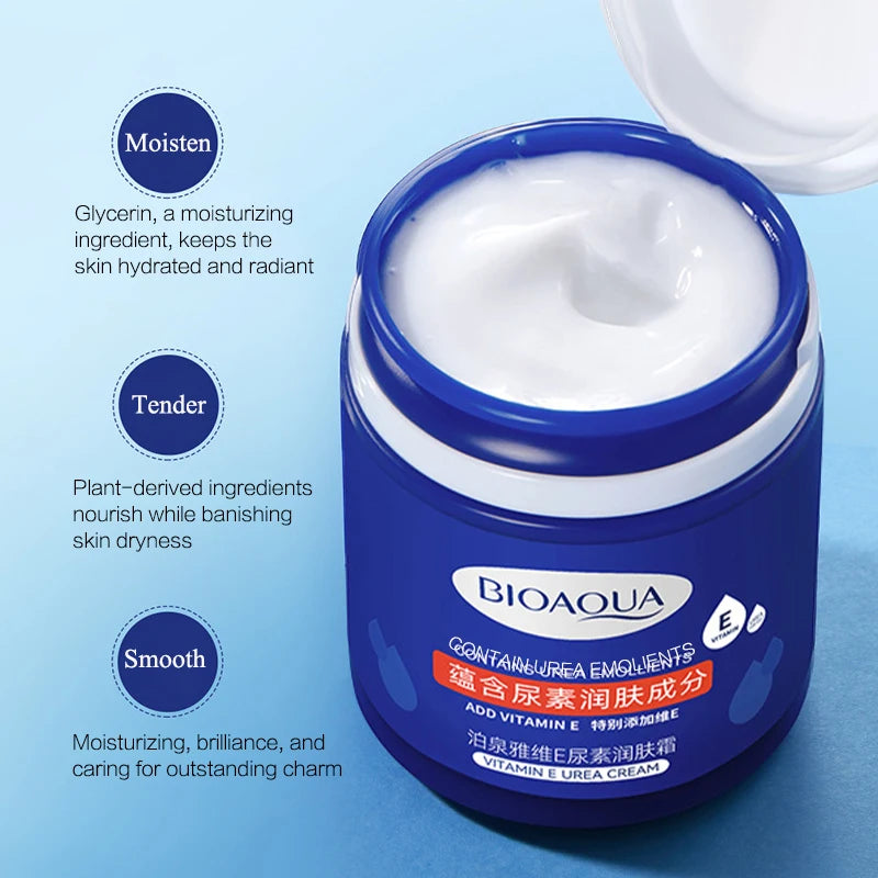 Vitamin E Urea Foot Cream, Moisturizing And Tender Hand And Feet Skin, For Dry And Peeling Hand, Feet And Body 170g/bottle