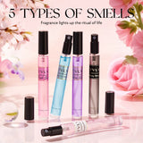 Alcohol-Free Women's Fragrance Gift Set 5Pcs Long-Lasting Fresh Scent Body Spray