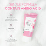 Vitamin C Facial Cleanser Deep Cleansing Moisturizing Blackhead Removal Gentle Foam Hydrating Non-Drying Face Wash Cleanser