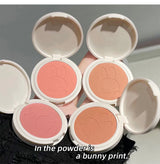 Monochrome Blush Palette Matte Peach Rouge Cute Bunny Rose Red Cheek Tint Blusher Powder Natural Face Contouring Shadow Makeup
