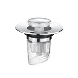 Press Pop-up Basin Drain Stopper Universal Anti-odor Replacement Core Anti-leak Water Stopper For Bathroom Sink Washbasin Access