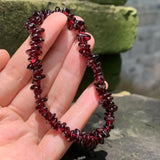 Natural Garnet Bracelet For Woman Crystal Bracelet Jewelry Red Stones Healing Energy Gift Lucky