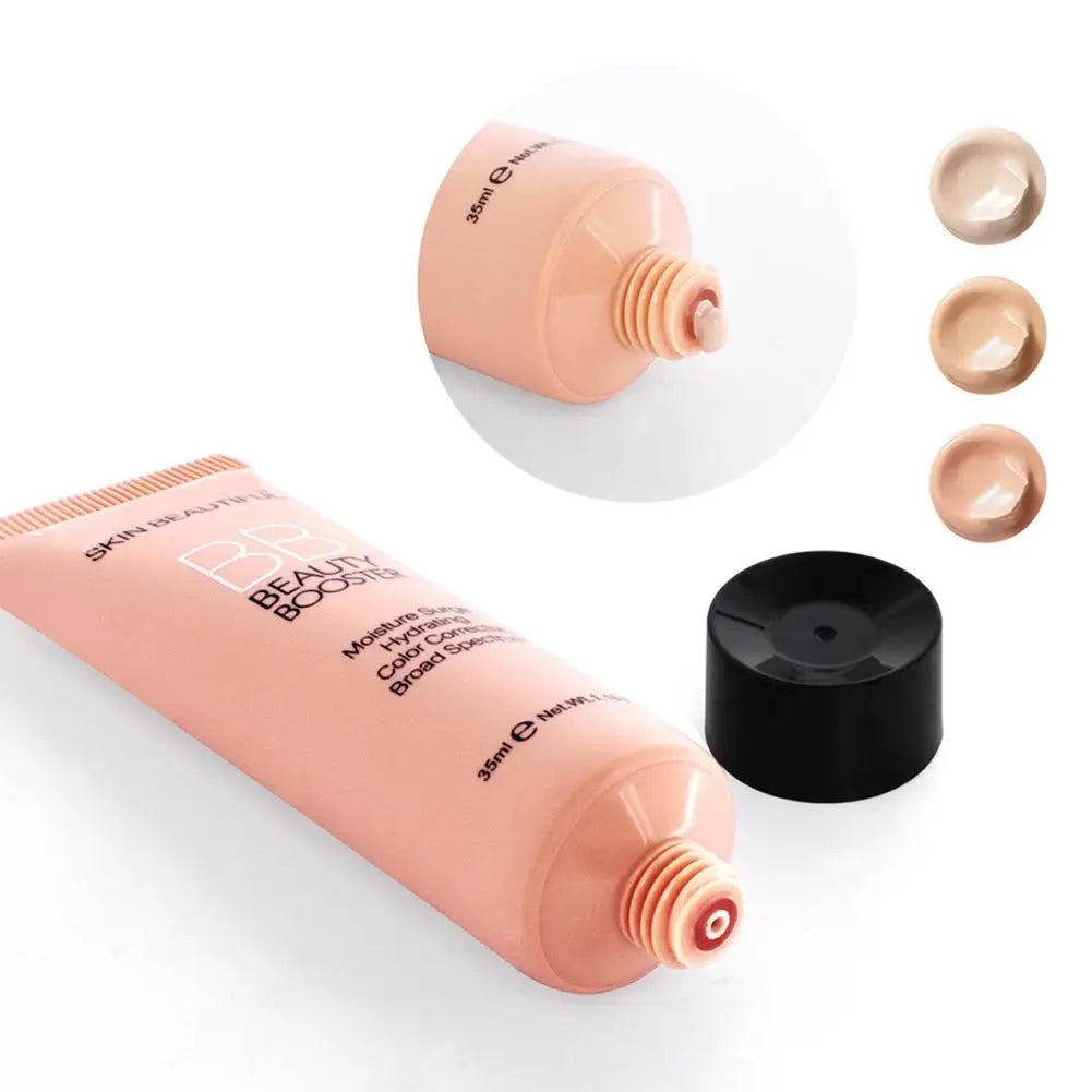 Natural Hydrating BB Cream Full-Coverage Foundation & Concealer, Color Correcting Tinted Moisturizer Cream Even Skin Tone Makeup