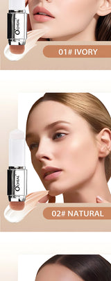 O'CHEAL Temperature Changing Foundation Stick Facial Coverage Blemishes Pores Double-Headed Face Matte Makeup Foundation Cream