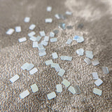 Square silver glitter nail accessories boxed, simple and sparkling, light luxury style , nail decorations