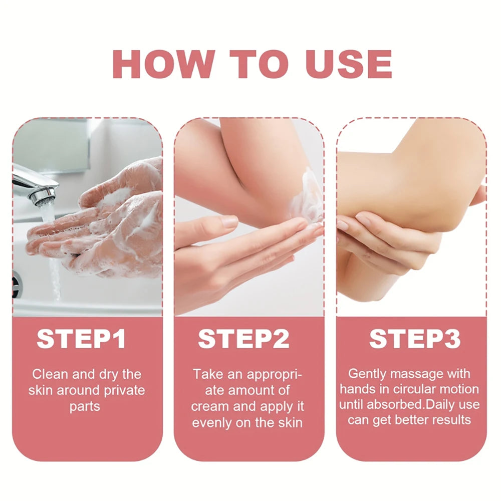 Body Whitening Bleach Cream Brighten Underarm Elbow Knees Joint Removal Intimate Parts Dark Spots Melanin Snow Bleach Cream 45ml