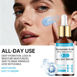 HISENRAIN Vitamin C + Retinol + Hyaluronic Acid Serum Duo | Anti-Aging Brightening & Hydration Combo | For All Skin Type.