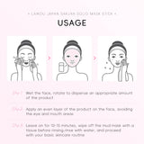 LAlKOU Sakura Solid Mud Face Mask Stick Reduces Blackhead Pores Oil Control Moisturizing Deep Cleanser Facial Face Mask 45g
