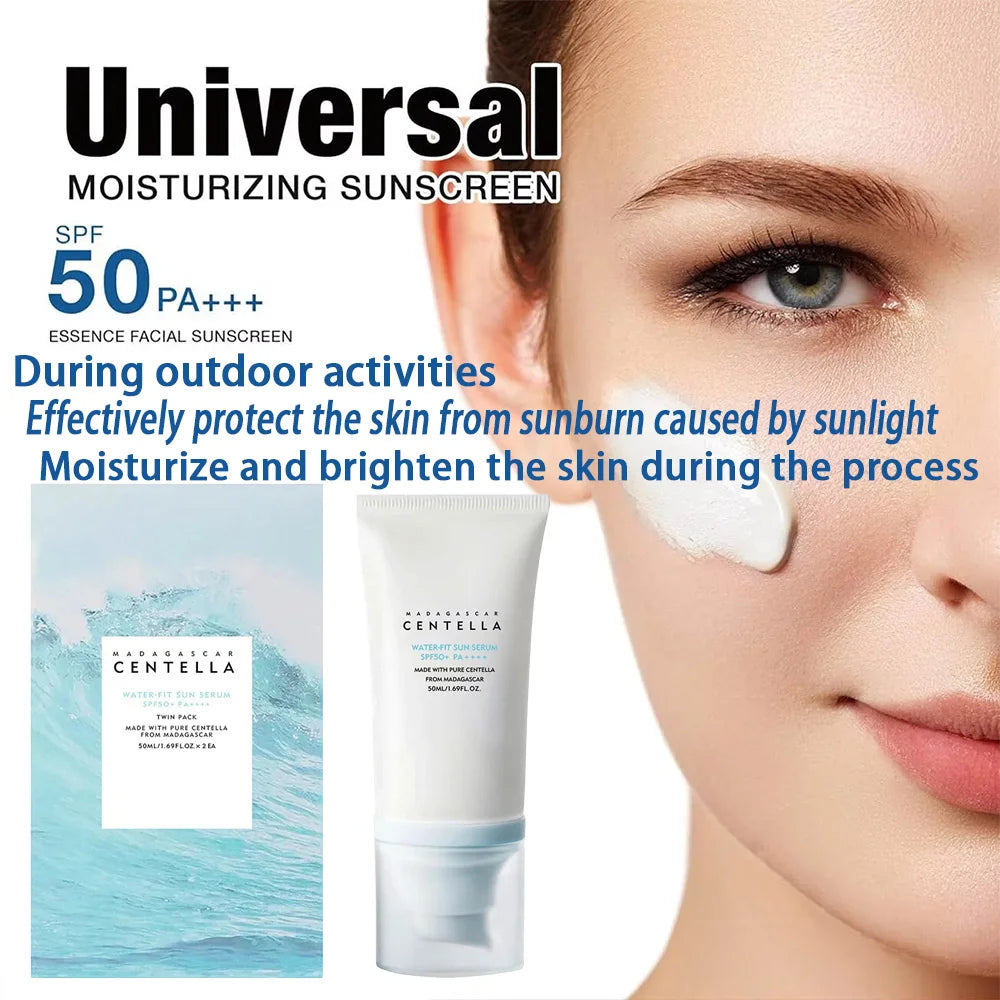 Facial Sunscreen Long-lasting Sunblock Skin Whitening Cream Korean Anti UvMoisturizing Protector New Body Skincare Spf50+