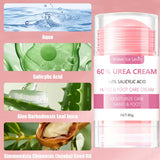 Super Moisturizer 60% urea Super moisturizing Aloe Vera increases elasticity, making hands and feet more delicate and shiny