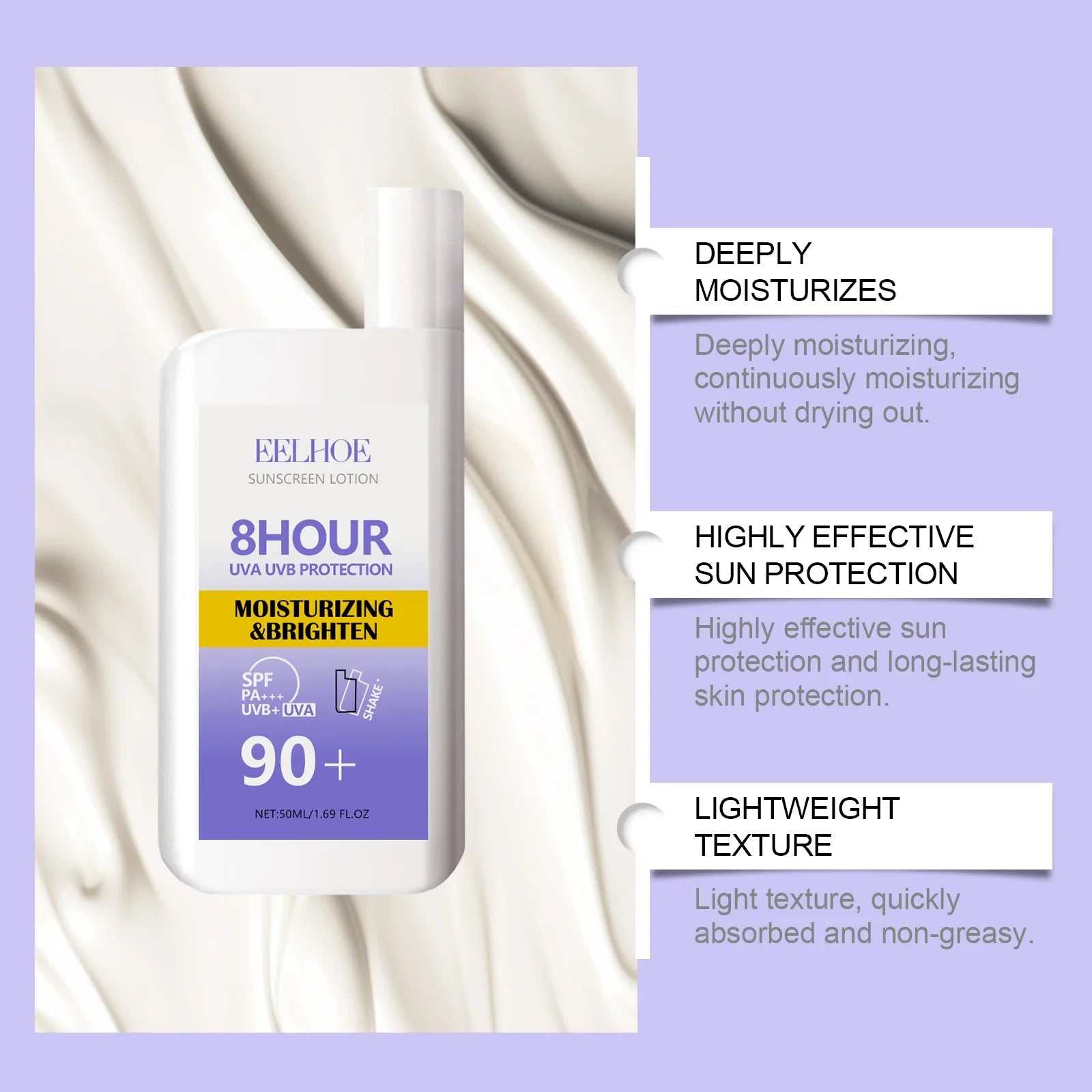 UV Sunscreen Stick Spf90 Sun Protective Cream Anti Sunburn Isolation Sunscreen Waterproof Refreshing Sunscreen Moisturizer Cream
