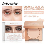 Undereye Color Correction Concealer Fine Clay Texture Brightening Smoothing Skin Waterproof Moisturizes Quick Cover Dark Circles