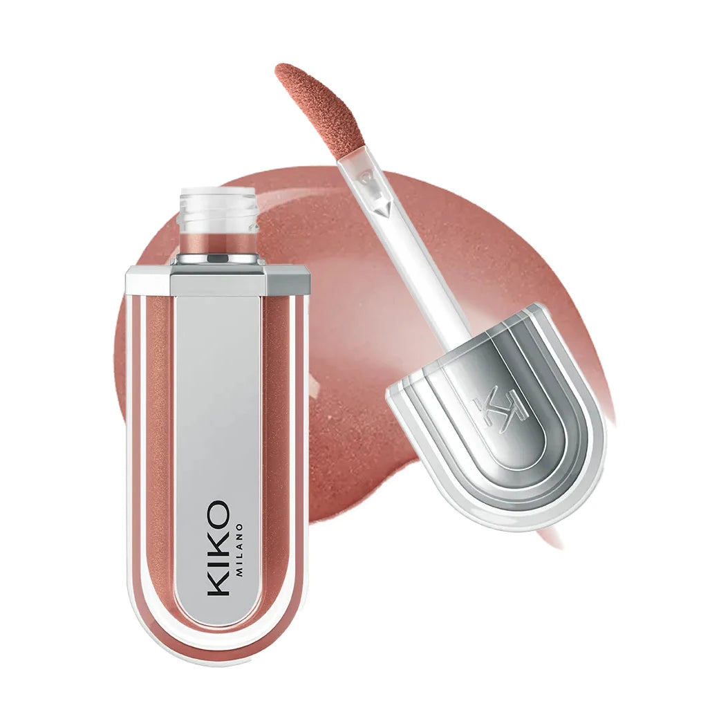 3D Ginger Plumping Lip Gloss Liquid Lip Glaze Transparent Lipgloss Mirror Lipstick Nourishing Glossy Full Lips Not Fading Makeup