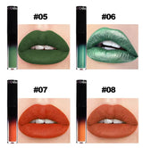 12 Color Halloween Dark Lip Gloss Matte Colorful Non Fade Liquid Lipstick Kit Waterproof Lasting Black Red Blue Velvet Lipsticks