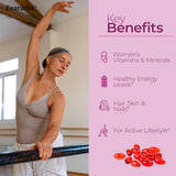 Women's Daily Multi Capsules - Antioxidant, Daily Multivitamin To Support Energy and Immune Health - 120 Capsules