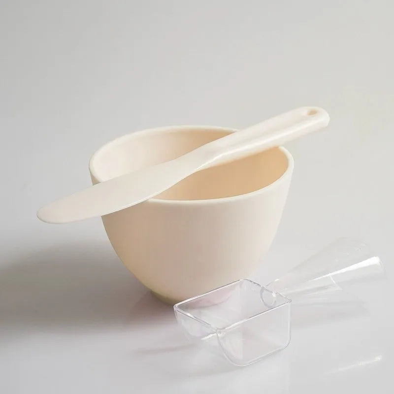 Silicone Face Mask Mixing Bowl Set Facial Skin Care Tools Kit Mask Brush Facial Applicator Spatula Measure Spoon Beauty Supplies
