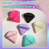 Black Triangle Velvet Powder Puff Soft Foundation Makeup Sponge Portable Household Cosmetic Beauty Accessory