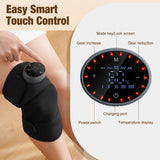 Rechargeable Knee Massager 3 Gear Vibration Massage Adjustable Shoulder Brace Electric Heating Pads Leg Knee Warmer