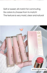 Silky Glossy Lipstick Gege Bear Pump Lips Moisture Water Bomb Comfortable Ultra Sheen Non-Stick Cup Lip Balm