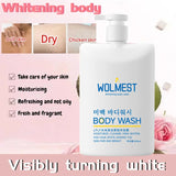 500ml Korean Whitening Body Wash Glow Recharge illuminates & Exfoliates skin with brightening