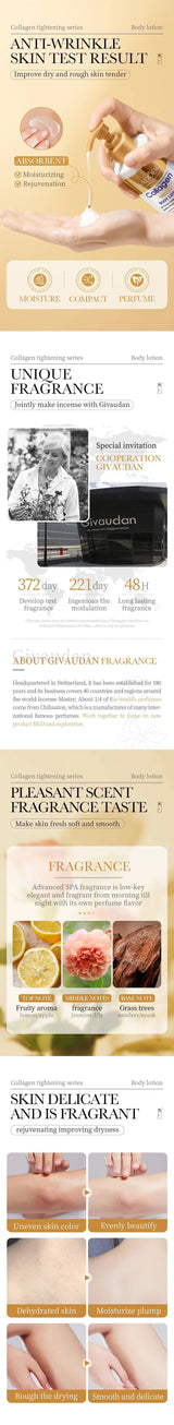Collagen Body Lotion for Firming & Hydration - Intense Moisturizer Anti-Aging Skin for Dry, Sagging Skin, Nourishment 300g/pc