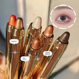 6 Colors Double-Ended Eyeshadow Stick – Waterproof, Long-Lasting, Matte & Glitter, Contour, Highlight, Certified, Unisex