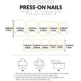 24 PCs Short French Gradient Love Nails with 1 Jelly Gel and 1 Nail File-For Girl Mother Women Gift