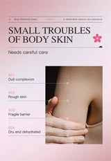 Body Whitening Bleach Cream Brighten Underarm Elbow Knees Joint Removal Intimate Parts Dark Spots Melanin Snow Bleach Cream
