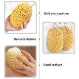 1PCS ponge Body Shower Bath Sponges Foam Loofah Scrubber Exfoliating African Net Scrubbing Wash Women Pouf Brush Puff Soothing
