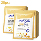 5/10/20/30pcs SADOER Collagen Face Mask Firming Moisturizing Repair Brightening Skincare Face Sheet Mask Facial Masks Skin Care