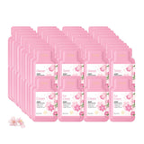 40pcs Face Skin Care Set Cherry Blossom Essence Moisturizing Cream & Collagen Eye Cream & Face Toner & Cleanser Portable Kit