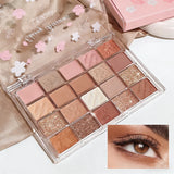20-Color Eyeshadow Palette with Glitter, Shimmer, and Matte Finishes – Instagram Makeup Palette