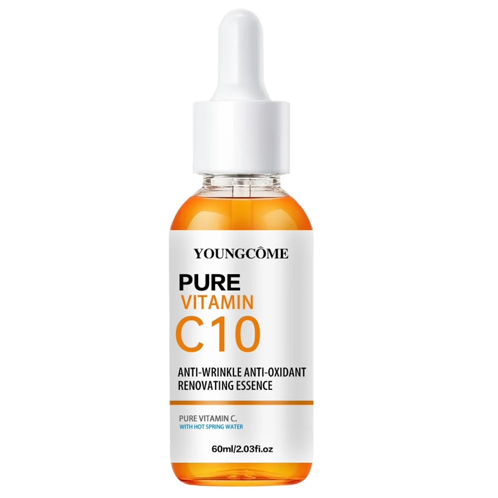 Vitamin C Facial Essence Hyaluronic Acid Dark Skin Brighten Serum Fade Fine Lines Moisturizing Repair Dull Serum Face Skin Care