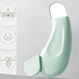 1pc Blackhead Removal Tools, Silicone Nose Blackhead Remover, Green And Pink Blackhead Remover, Facial Scraper, Deep Cleansing M