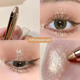 6 Colors Double-Ended Eyeshadow Stick – Waterproof, Long-Lasting, Matte & Glitter, Contour, Highlight, Certified, Unisex
