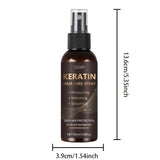 GSWP Keratin Hair Spray contains castor oil and argan oil, quickly absorbed, moisturize hair, leave it non-greasy.100ml