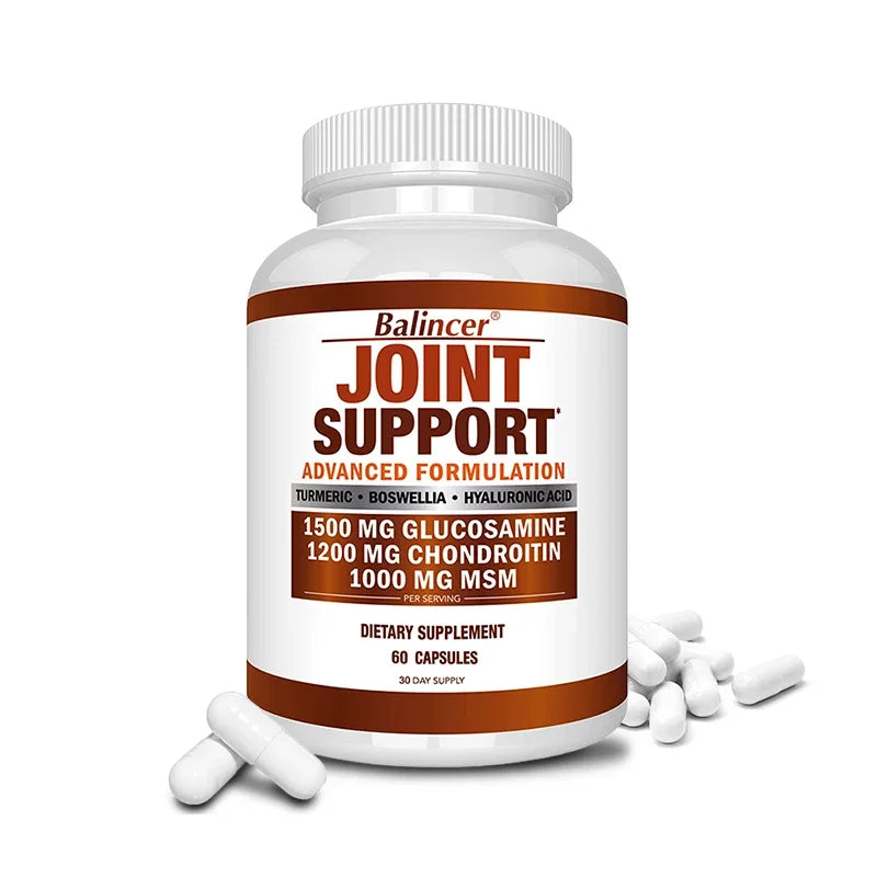 Glucosamine Chondroitin Turmeric Msm Boswellia - Joint Relief and Anti-Inflammatory Support Supplement 120 Capsules