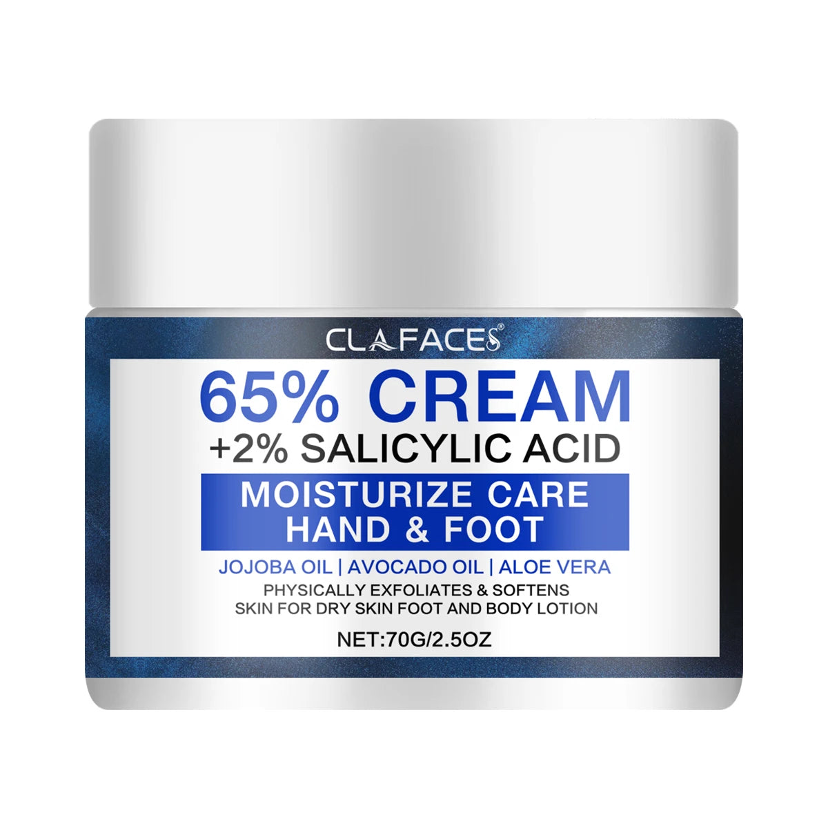 YOUNGCOME 65% Salicylic Acid Foot Cream | Moisten Dry and Cracked Feet | Remove Dead Skin and Relieve Aging | Super Foot Cream