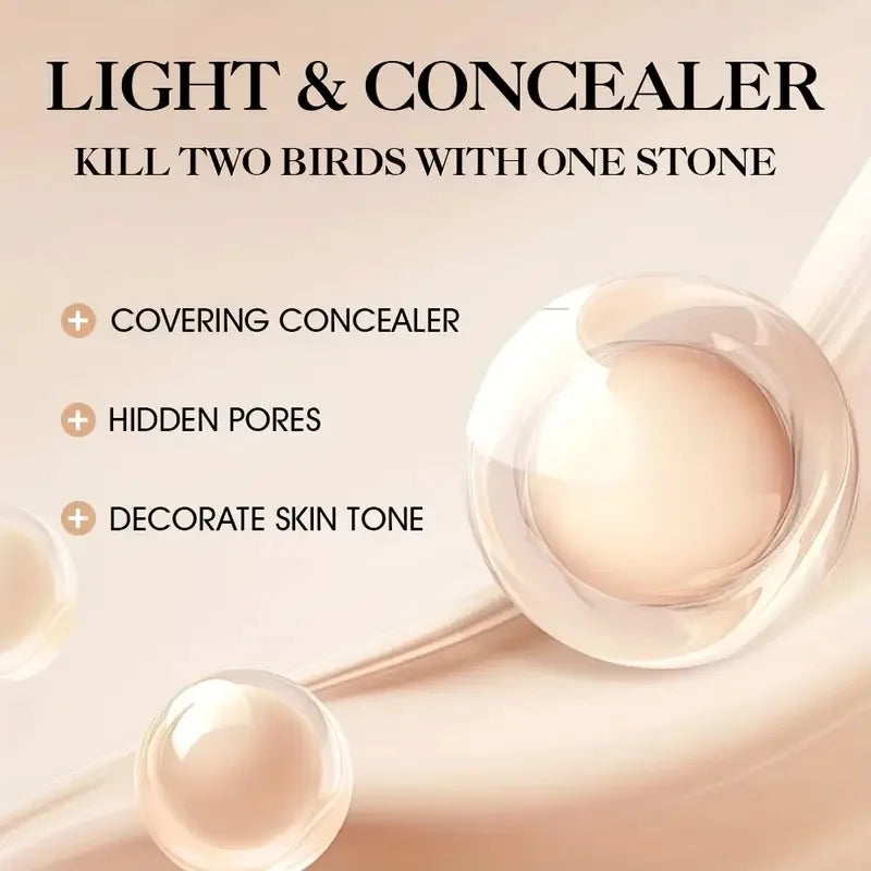 Buy 1 Get 1 Full Coverage Concealer Cream 5g – Waterproof, Long-Lasting, for Tattoos & Scars, Unisex, Skin-Safe, All Skin Types
