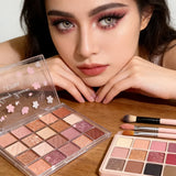 20-Color Eyeshadow Palette with Glitter, Shimmer, and Matte Finishes – Instagram Makeup Palette