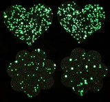 Sexy Nipple Pasties Invisible Disposable Breast Patch Clover Luminous Glitter Breast Lift Tape Chest Stickers Bara Nipple Covers