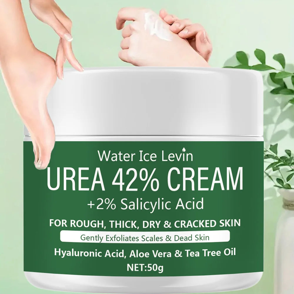 New 42% Urea Cream + 2% Salicylic Acid Foot and Hand Moisturizer, Deep Moisturizer and Nourishing Moisturizer