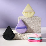 Black Triangle Velvet Powder Puff Soft Foundation Makeup Sponge Portable Household Cosmetic Beauty Accessory