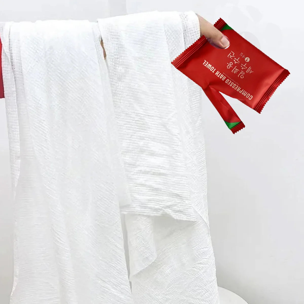 5/10Pcs Soft Thickened Disposable Bath Towels Compressed Portable Towels for Outdoor Travel Hotel Shower Washable