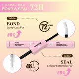 WOSHEER Eyelash Clusters Kit Thick Individual Lashes Lash Bond And Seal And Remover Faux Mink Lashes Eyelash Extension DIY