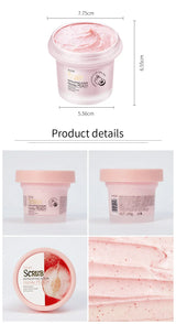 Fenyi Honey Peach Body Scrub Exfoliating Deep Clean Moisturizing Smooth Skin Remove Dead Skin Gentle Care for Face & Body