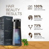 Hair Dye Shampoo For Gray Hair For Women Men Natural Hair Dye Kit Semi Permanent Hair Dye Shampoo Black Brown Purple 200ml