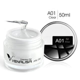 VENALISA Clear Color Extension Gel Pearl Glittle Gel Canni Supply Camouflage Fasting Jelly Nail Gel Self Leveling Acrylic Gel