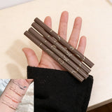 Waterproof liquid eyeliner 4 colors ultra fine tip long lasting Korean makeup easy for beginners black brown cold tea brown